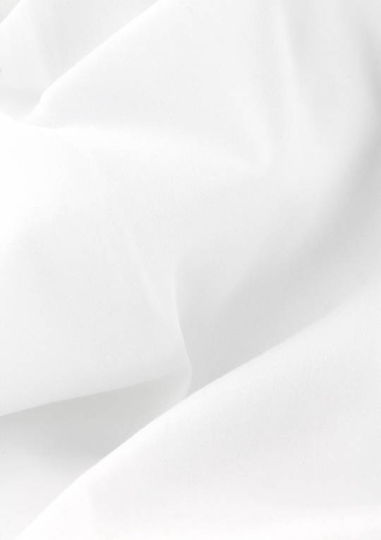 Tissu haut de gamme en 100% satin de coton blanc | Cotton Park