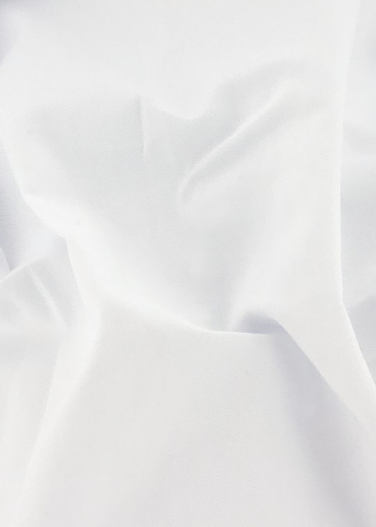 Tissu haut de gamme twill blanc | Cotton Park